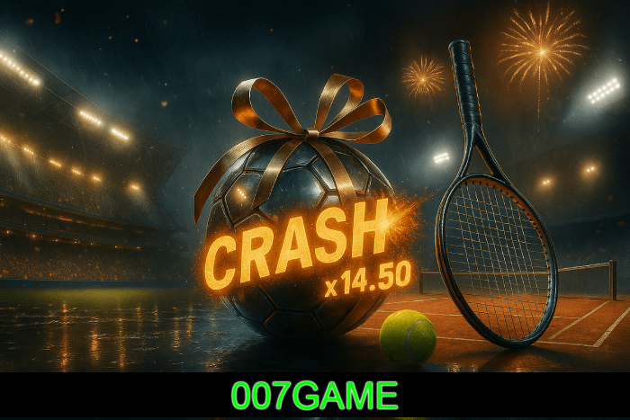 Jogue Crash e ganhe alto na 007GAME!